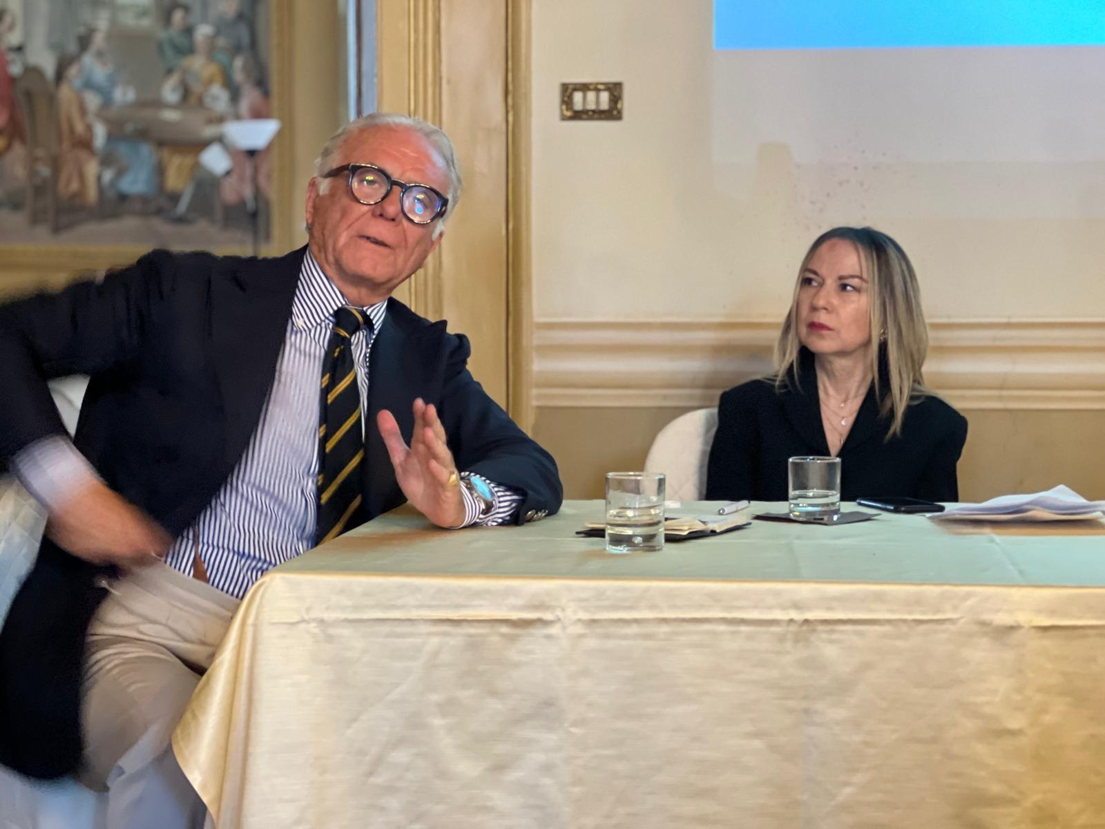Salvatore Parisi and Marialuce Schillaci
